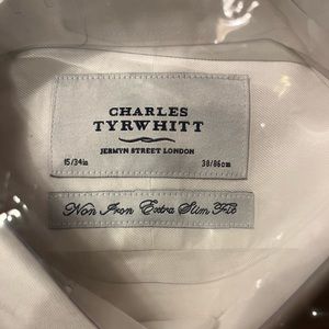 Charles Tyrwhitt White Twill Dress Shirt